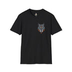 Mystical Wolf Design Unisex Softstyle T-shirt