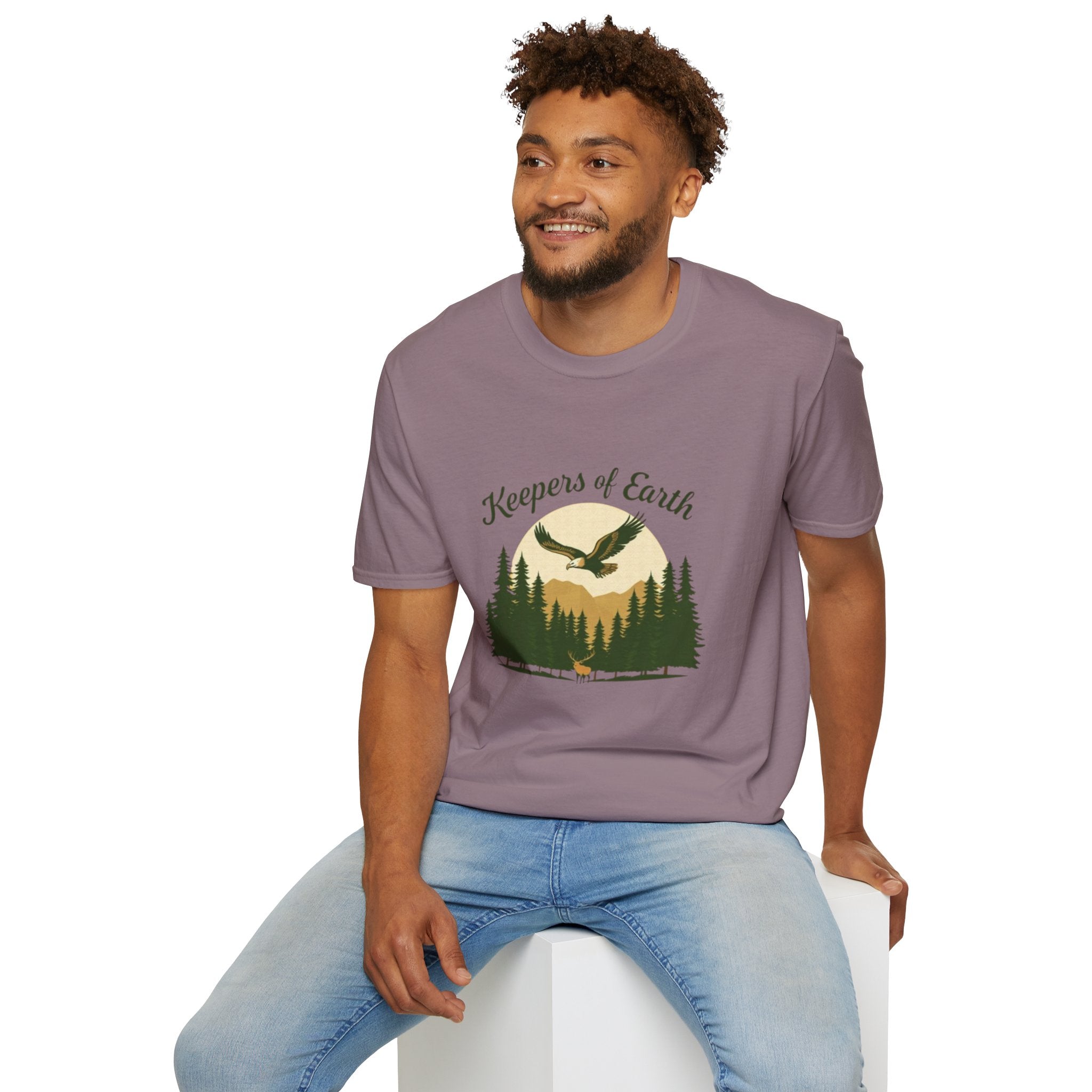 Keepers of the Earth Eagle and Elk T-shirt