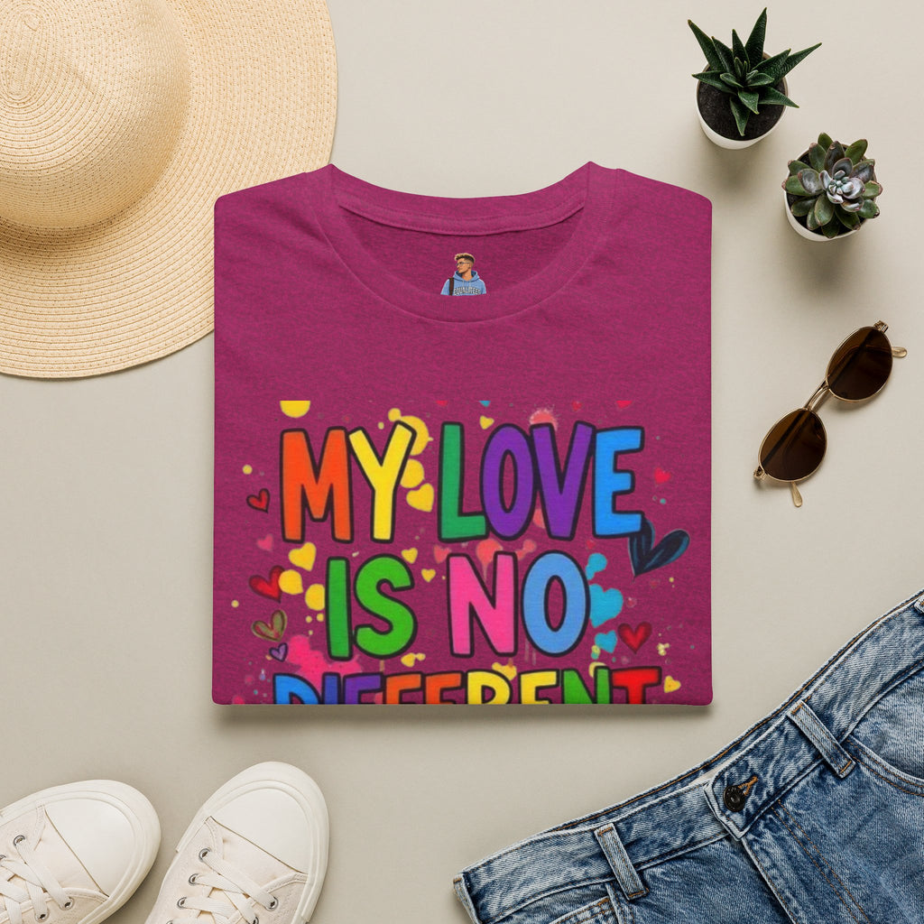 My Love is No Different Than Yours Pride Unisex T-Shirt