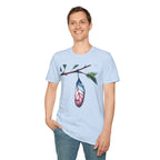 Trans Caterpillar to Butterfly Transformation T-Shirt, Unisex Graphic T-Shirt