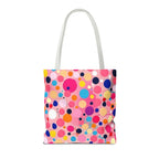 Dots and Drips over Pink Design - Tote Bag