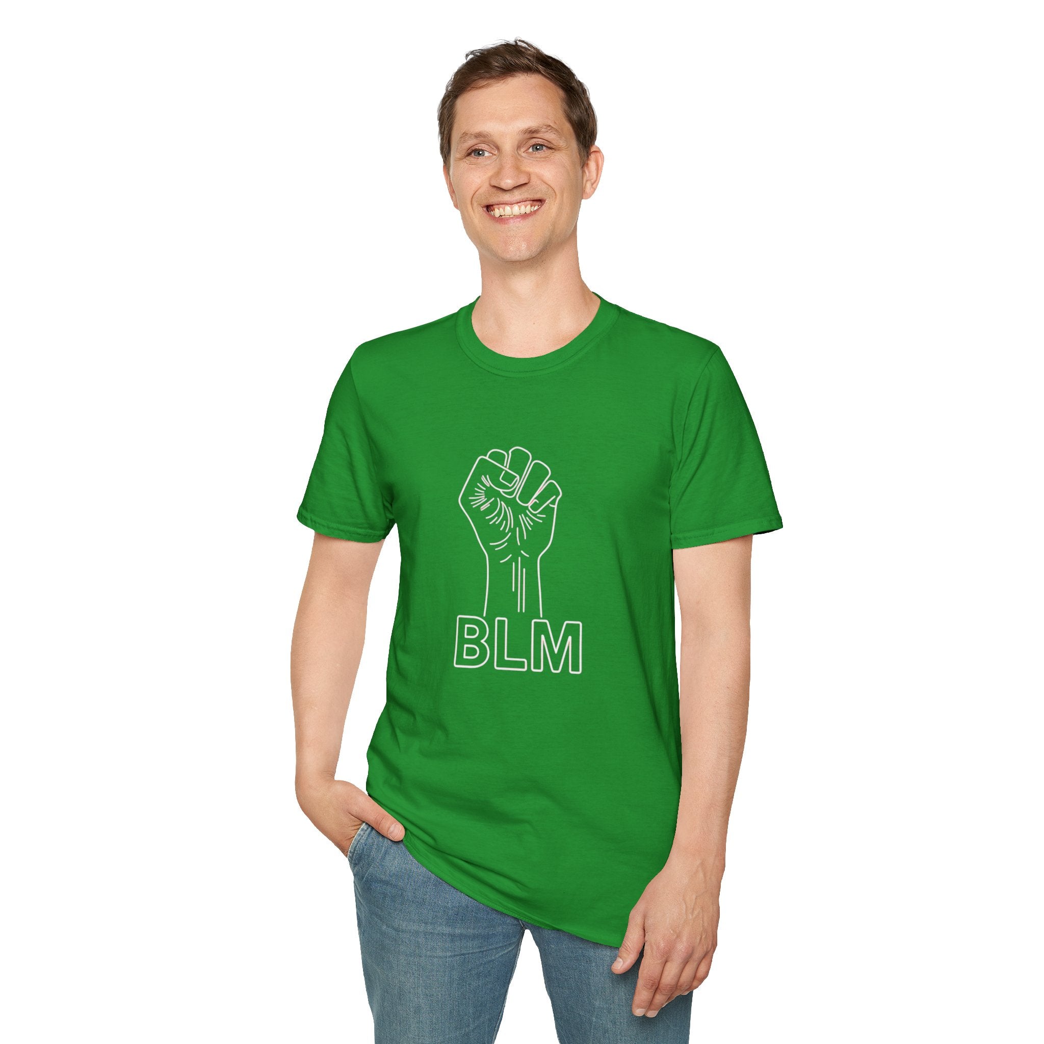 BLM Unisex Softstyle T-Shirt - Celebrate Equality and Justice