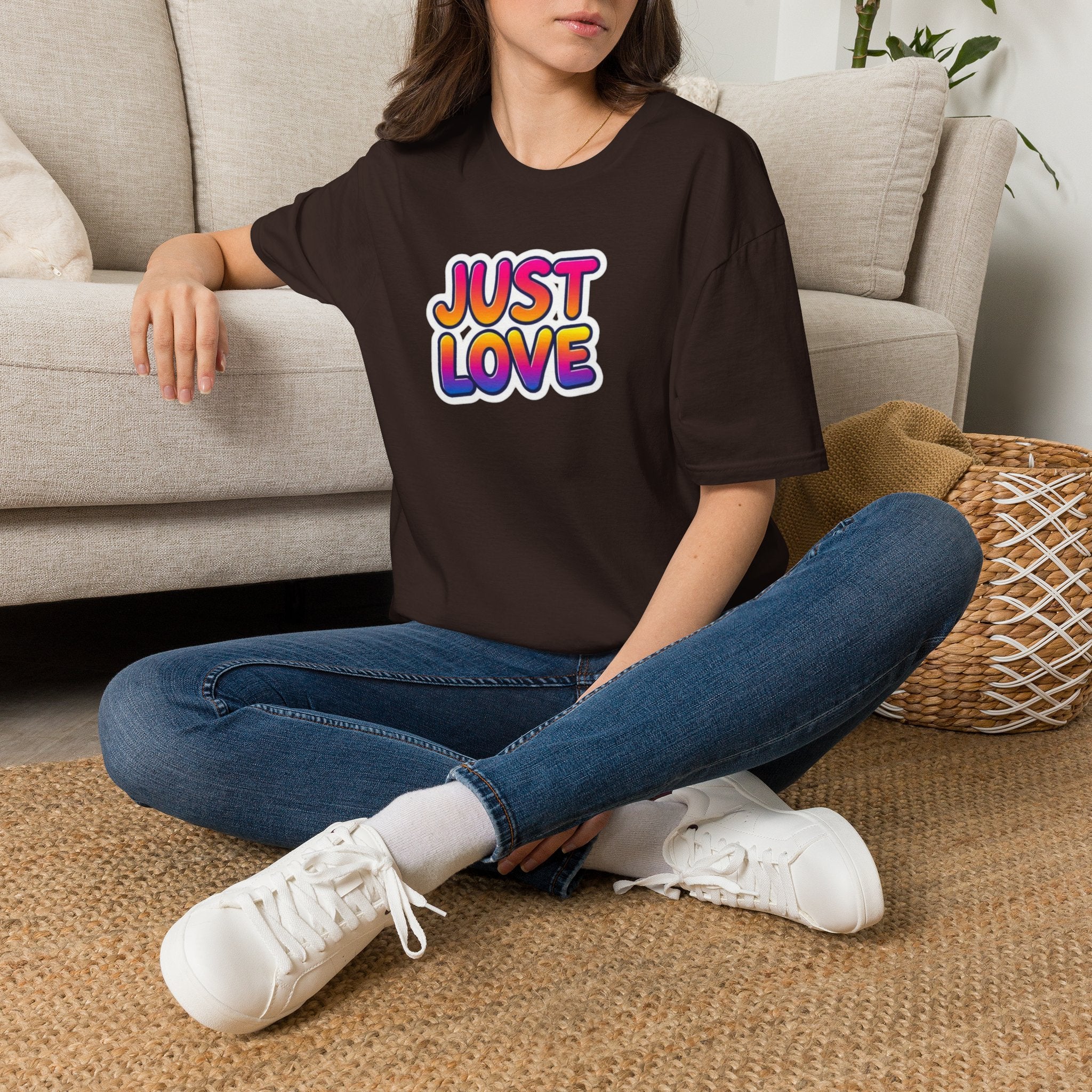 Just Love Unisex Softstyle T-Shirt | Perfect for Pride, Anniversaries, and Everyday Wear