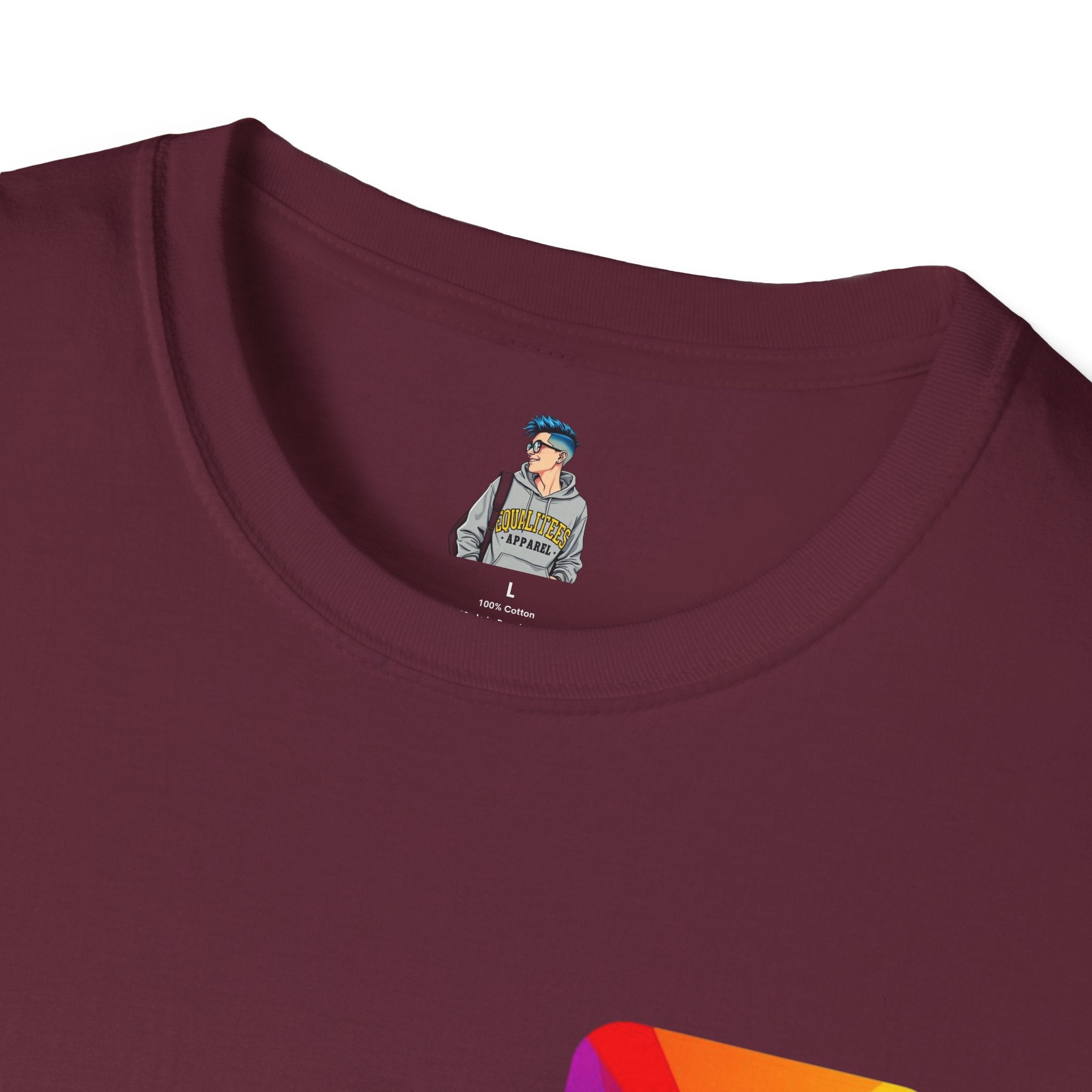 Pride-Theme Unisex Softstyle T-Shirt - "True freedom is Equality for ALL"