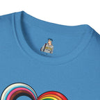 Let Your Love Flow Rainbow Heart T-Shirt