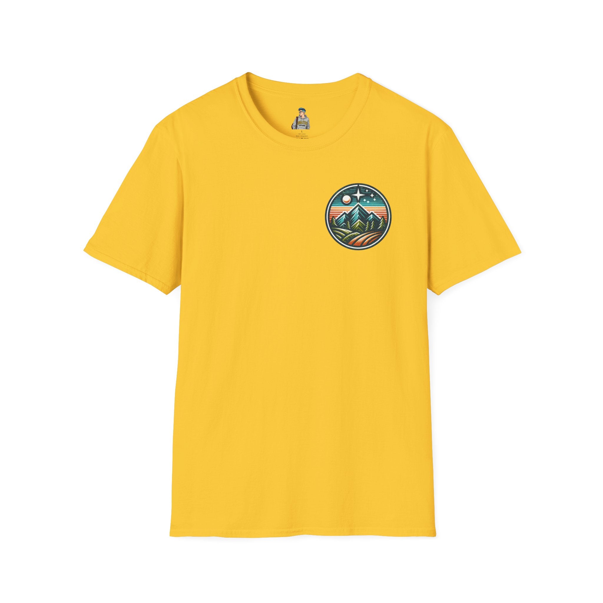 Outdoor Adventure Unisex Softstyle T-Shirt - "Listen to the Wild - Nature is My Religion" Design