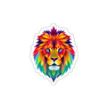Rainbow Pride Lion Die-Cut Sticker