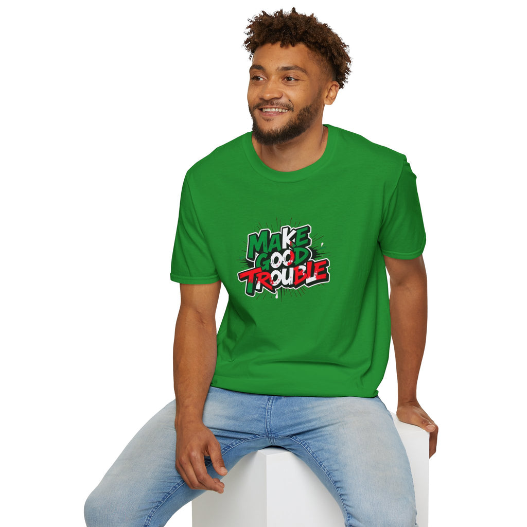 Make Good Trouble T-shirt  Fun Graphic Tee for Activists & Trendsetters