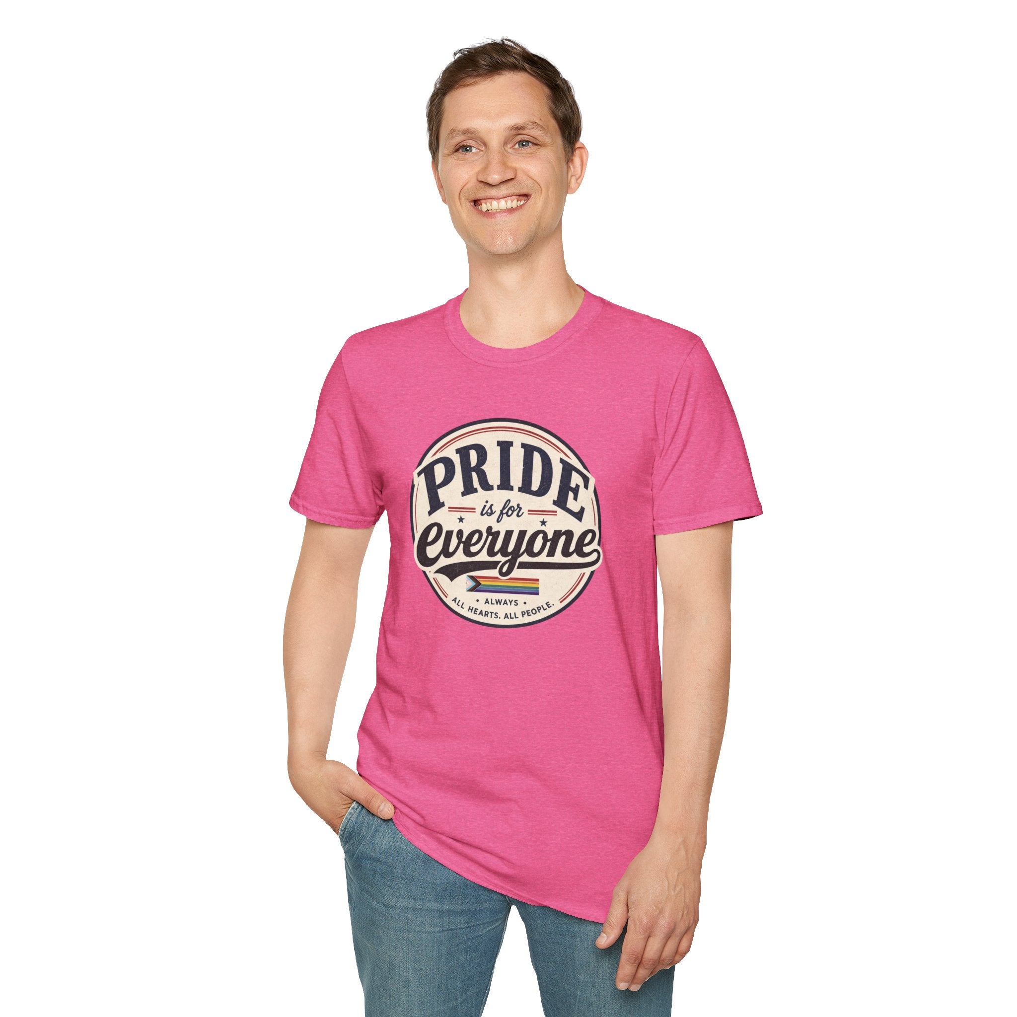 Pride Is for Everyone T-Shirt — Inclusive Retro Pride Tee