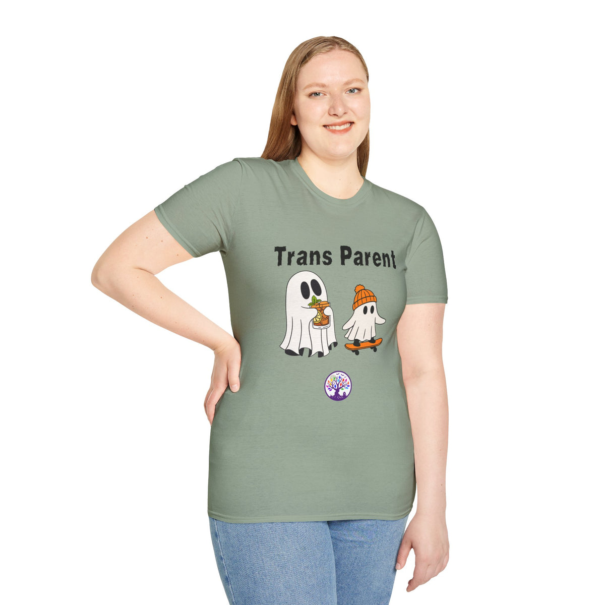 Trans Parent 5 Halloween Pride Tree Las Vegas T-Shirt