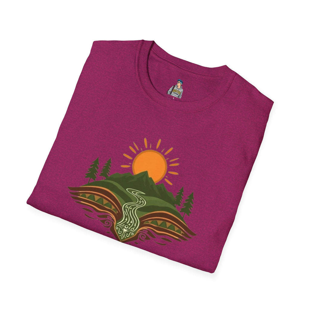 Mountain Scene Unisex Softstyle T-shirt