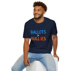 Ballots > Bullies T-Shirt — "I Will Not Be Intimidated" Voter Rights Tee