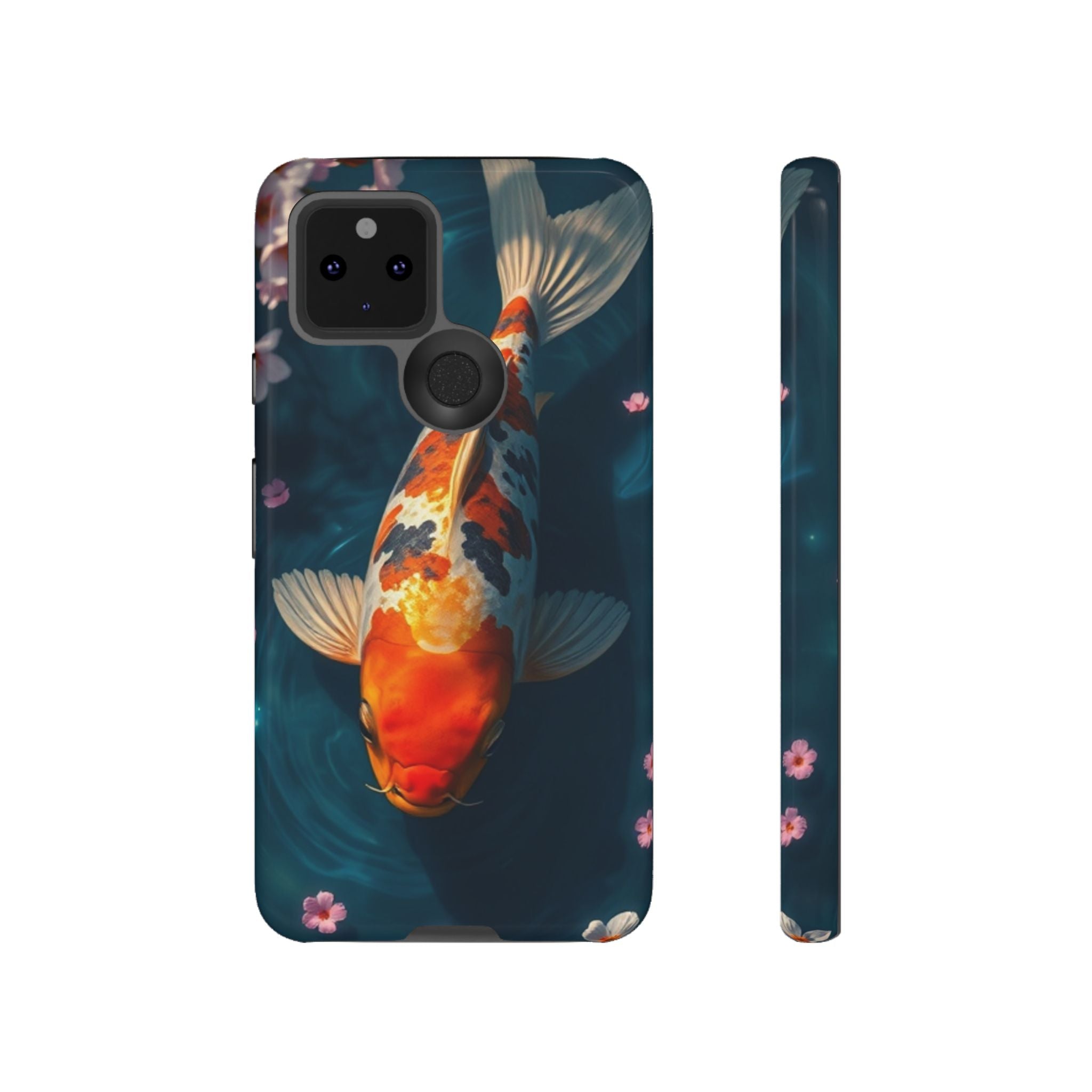 Peaceful Koi Cherry Blossom Tough Cases For Android & iPhone