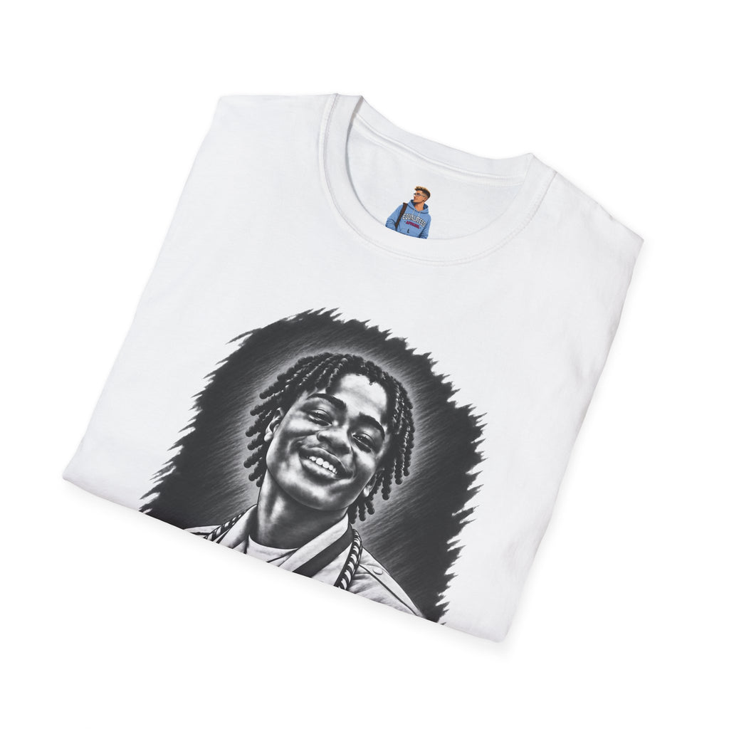 Smiling Portrait Front - In Memory of Pierre Damas Bel T-Shirt
