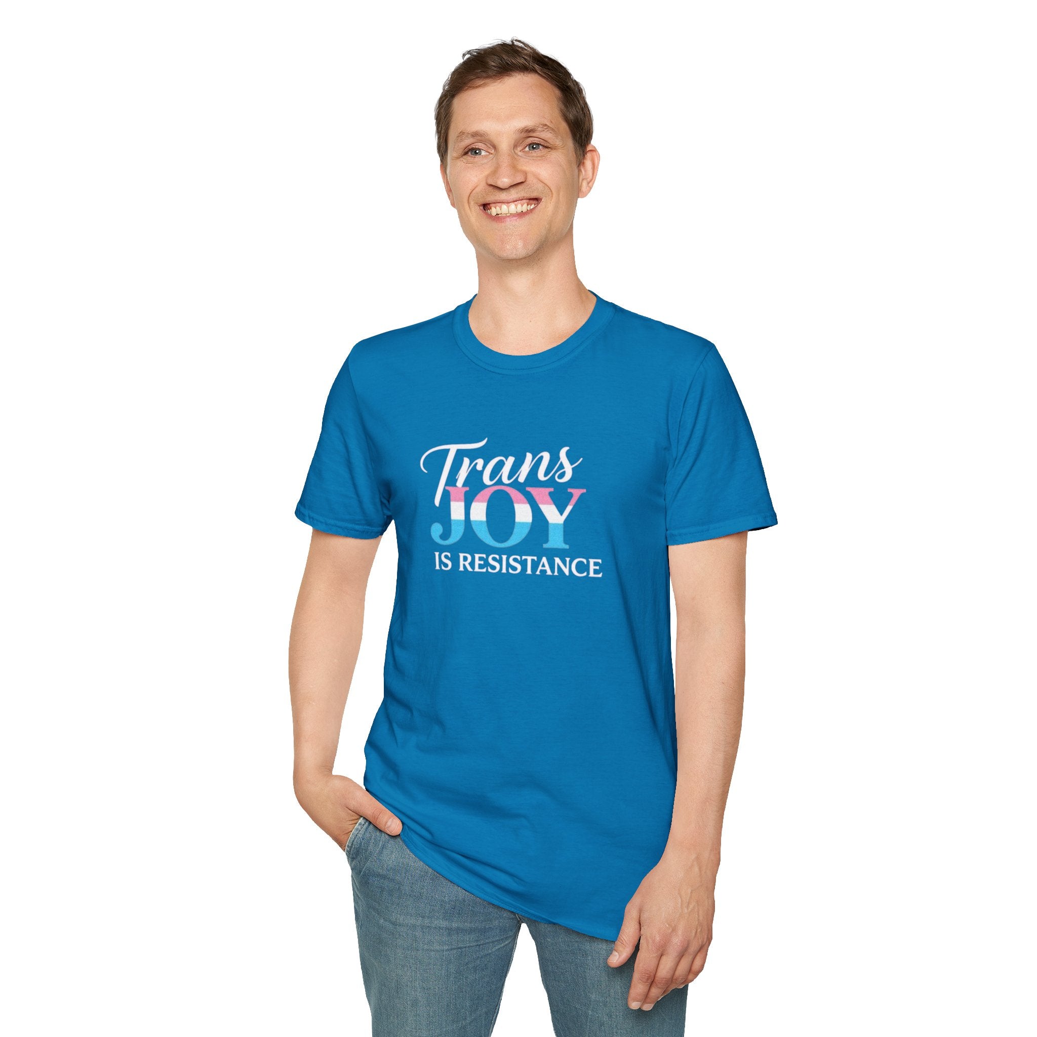 Trans Joy is Resistance Unisex T-Shirt - Celebrate Love and Empowerment