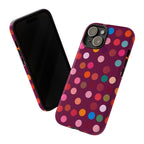 Polka Dot Tough Case for iPhone