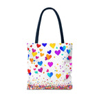 Falling Hearts Tote Bag