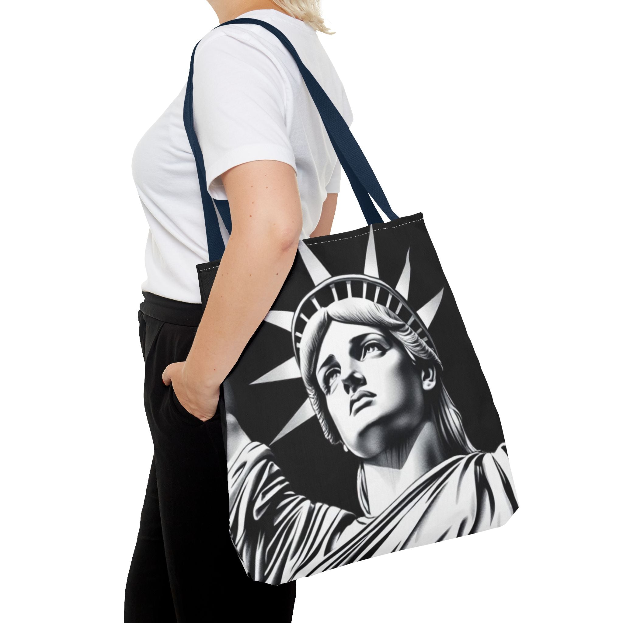Lady Liberty Sketch Tote Bag