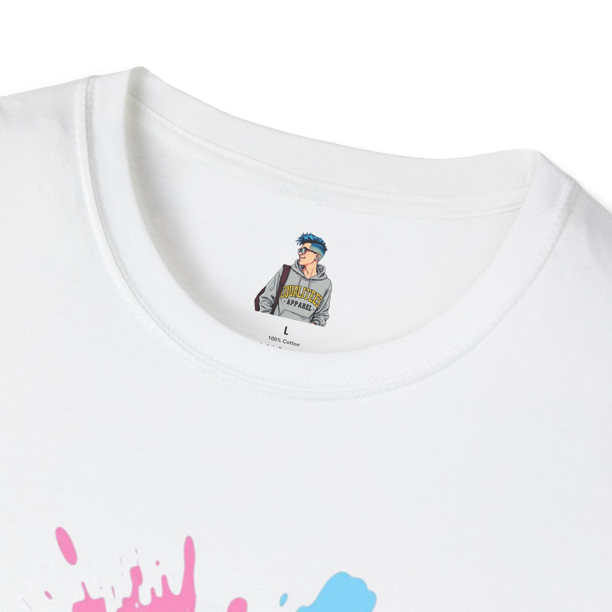 Protect Trans Kids Unisex Softstyle T-Shirt - Supportive LGBTQ+ Apparel