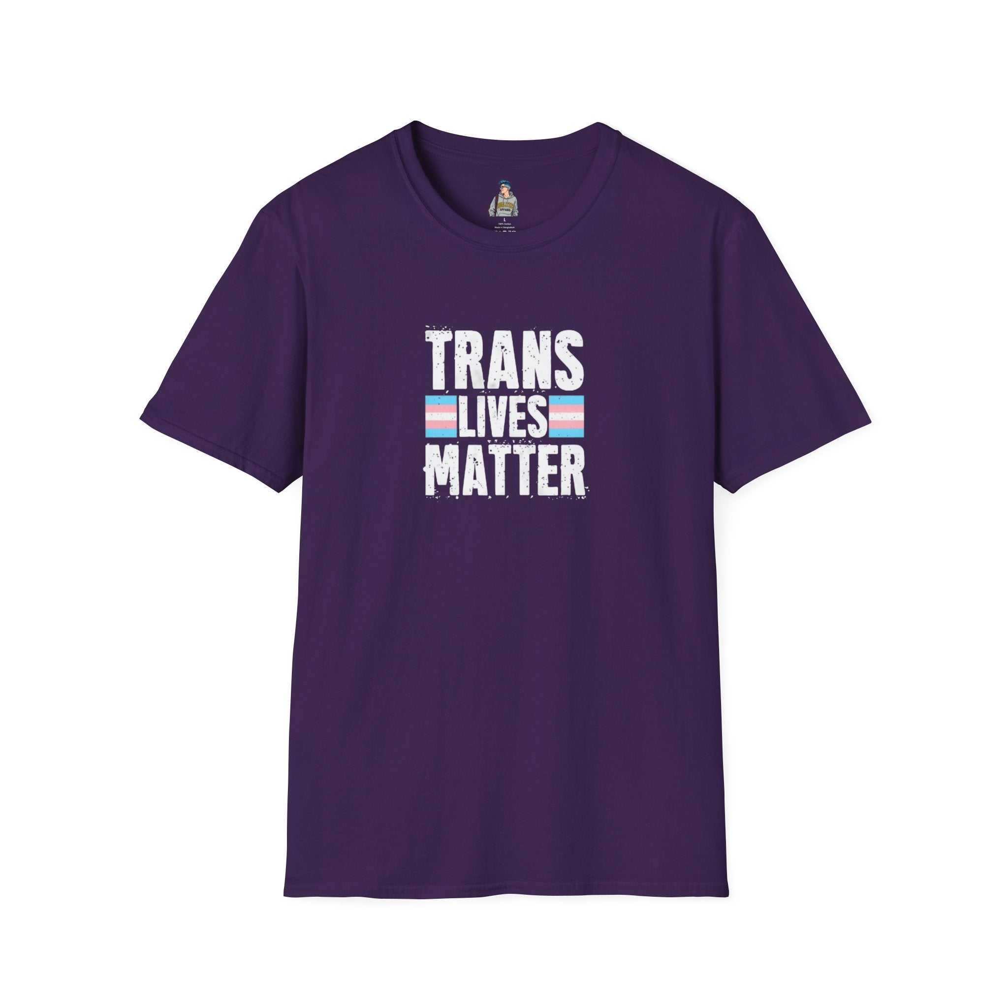 Trans Lives Matter Unisex Softstyle T-Shirt - Support LGBTQ+ Rights