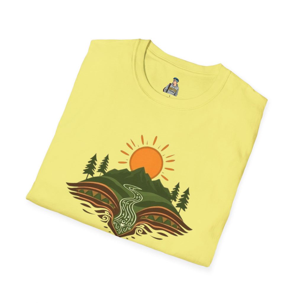 Mountain Scene Unisex Softstyle T-shirt