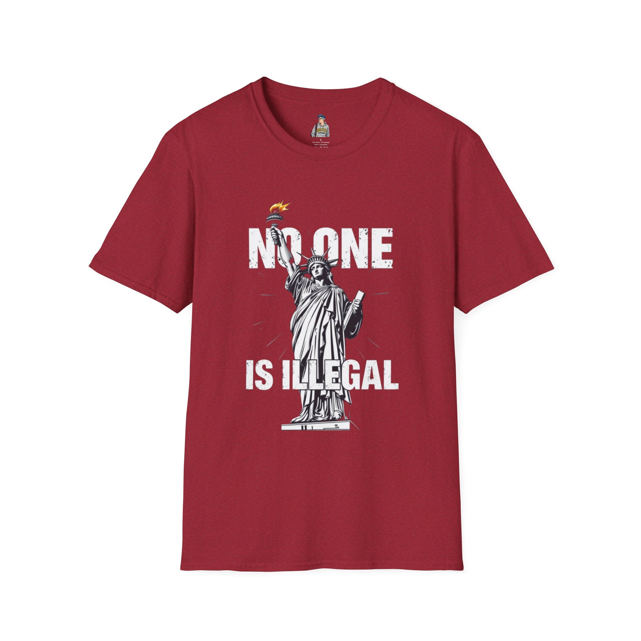 No One Is Illegal Graphic T-shirt - EqualiTees.Me