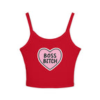 Boss Bitch Women's Spaghetti Strap Tank Top - Confident & Stylish Summer Wear