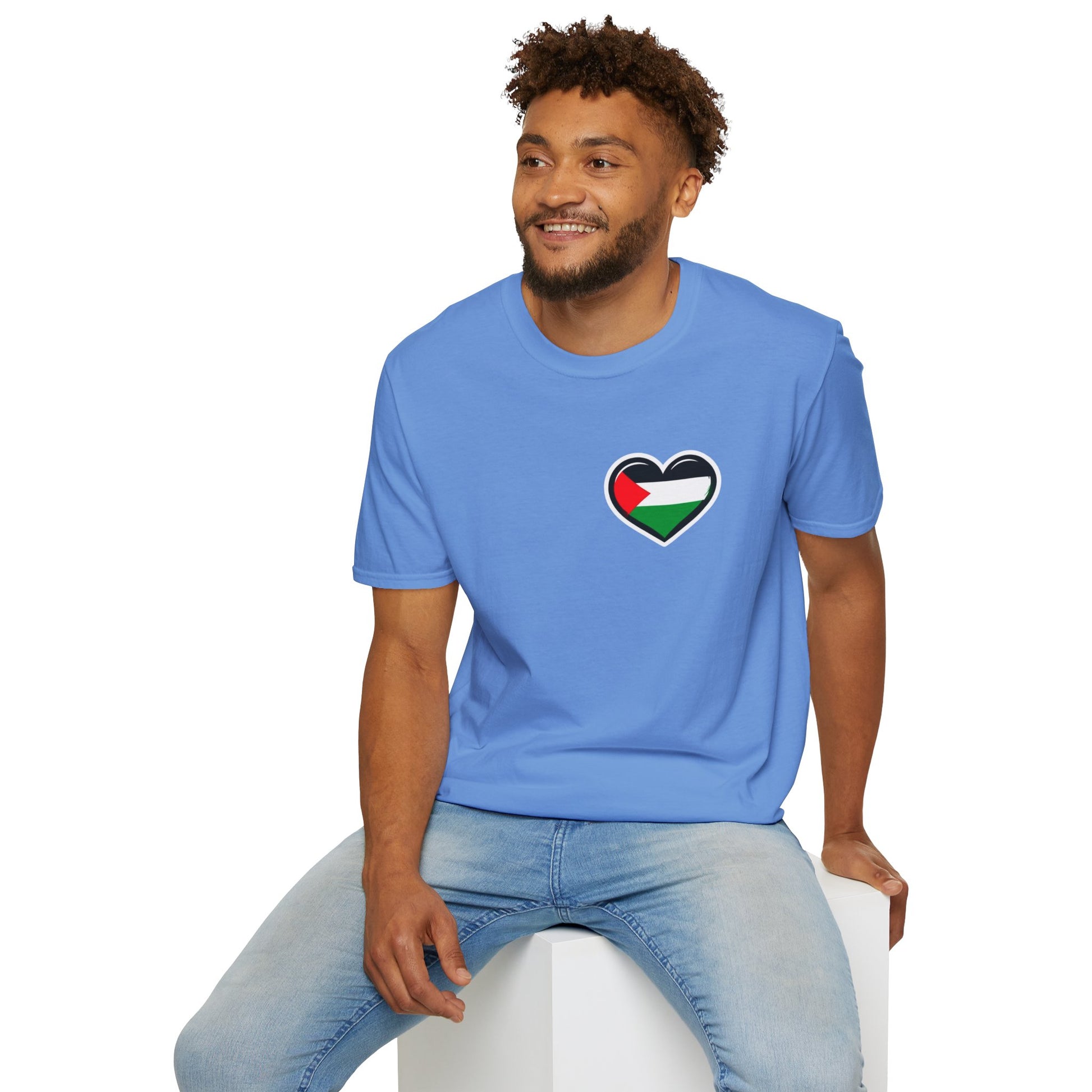 Unisex Softstyle T-Shirt: Stand with Gaza & We Are All Palestine Graphic Tee