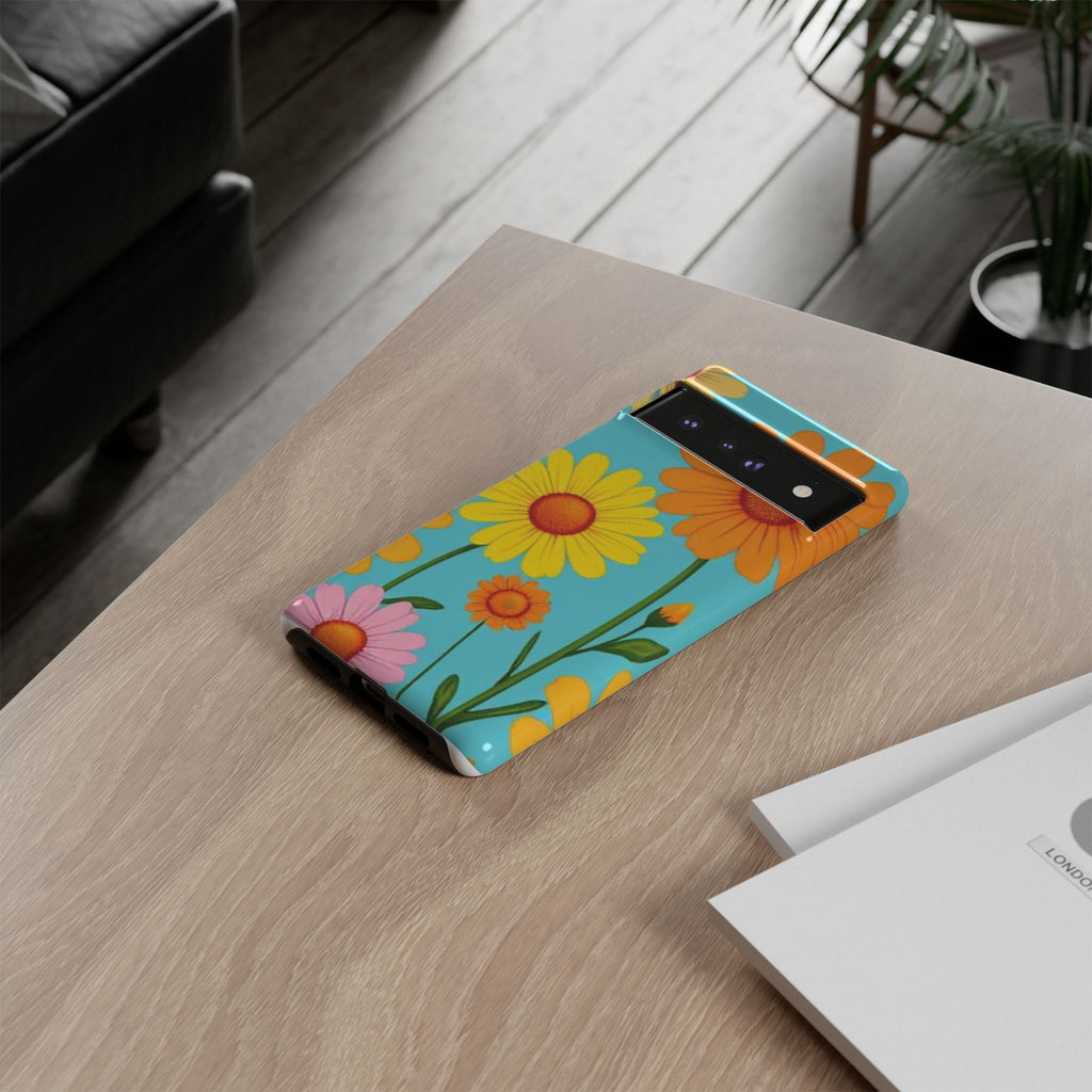 Floral Daisy Tough Case for Android
