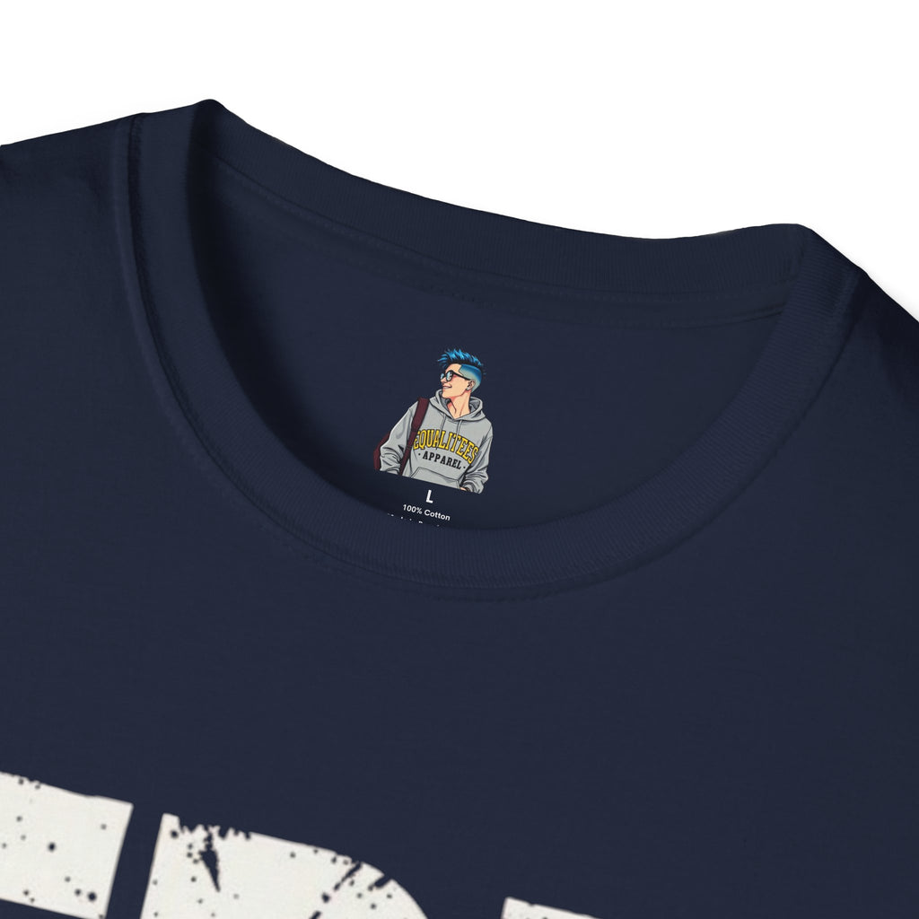 FDT Distressed Graphic T‑Shirt — Bold Statement Tee