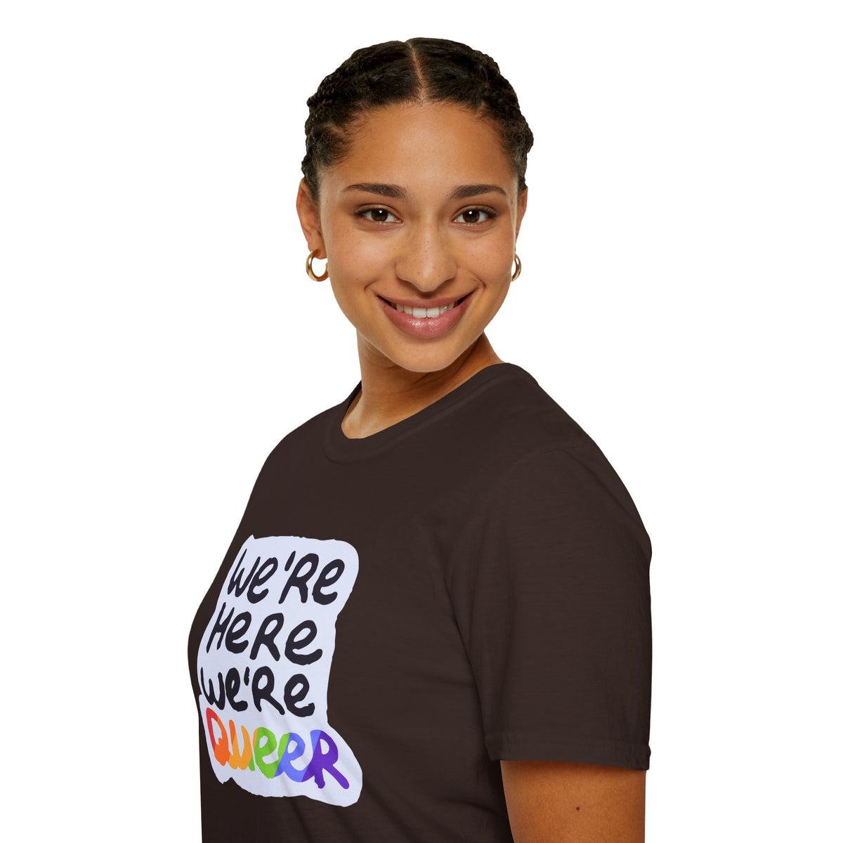 We’re Here We’re Queer Pride Tree Las Vegas T-Shirt
