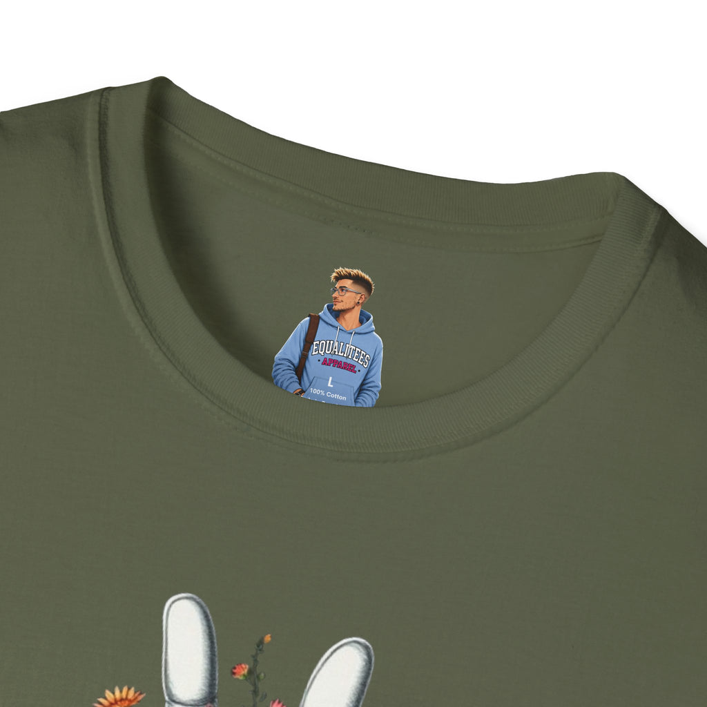 Grow Peace Unisex Softstyle T-Shirt - Boho Inspiration, Perfect for Festivals and Everyday Wear