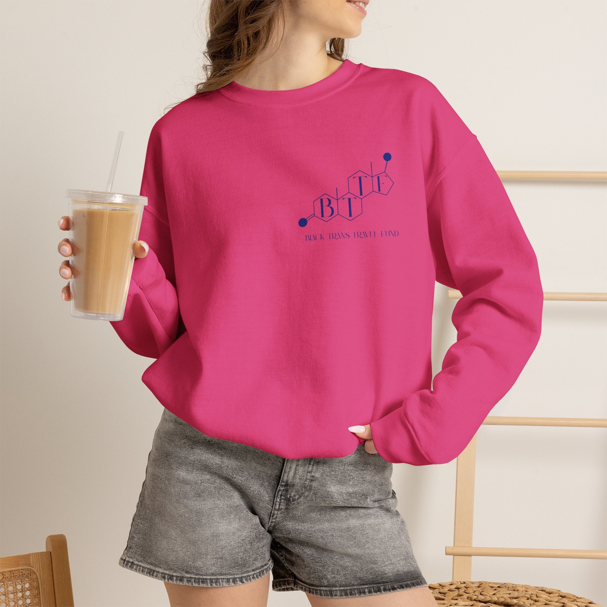 BTTF - Black Trans Travel Fund Unisex Crewneck Sweatshirt