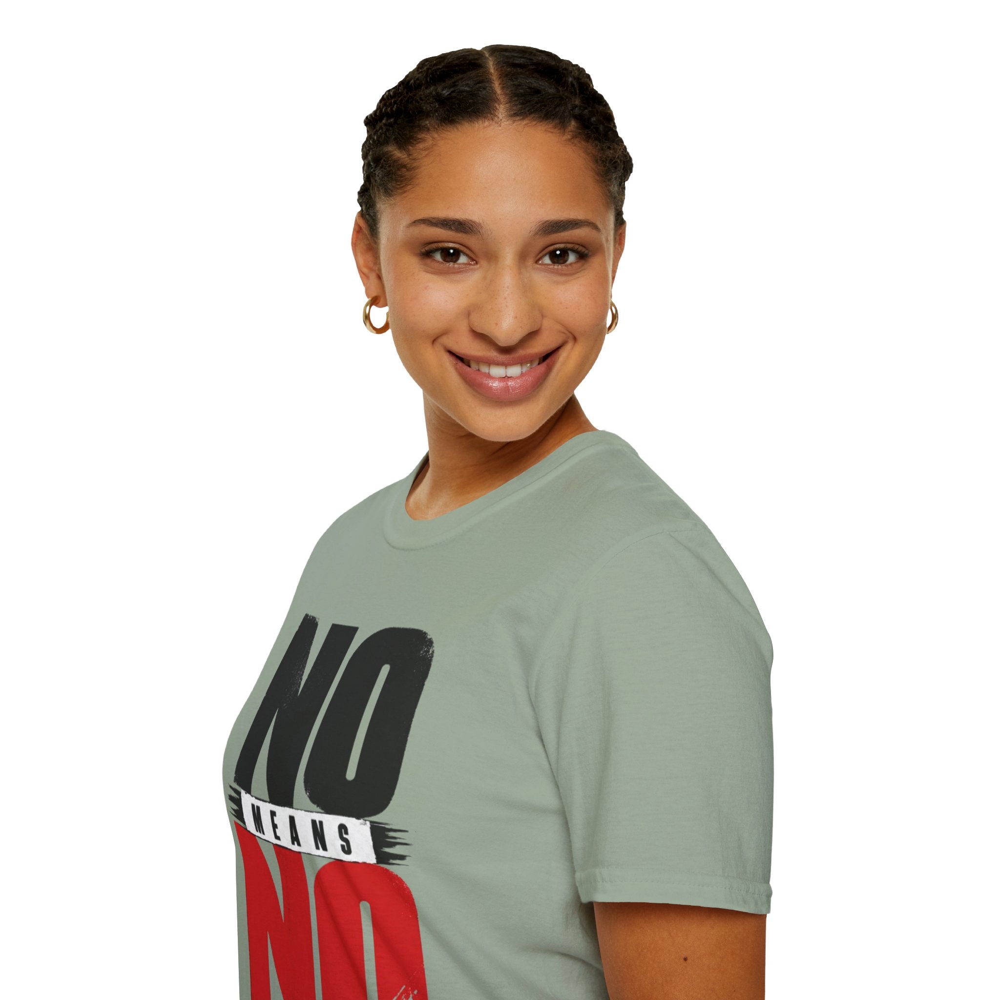 NO Means NO T-Shirt — Consent Awareness Graphic Tee