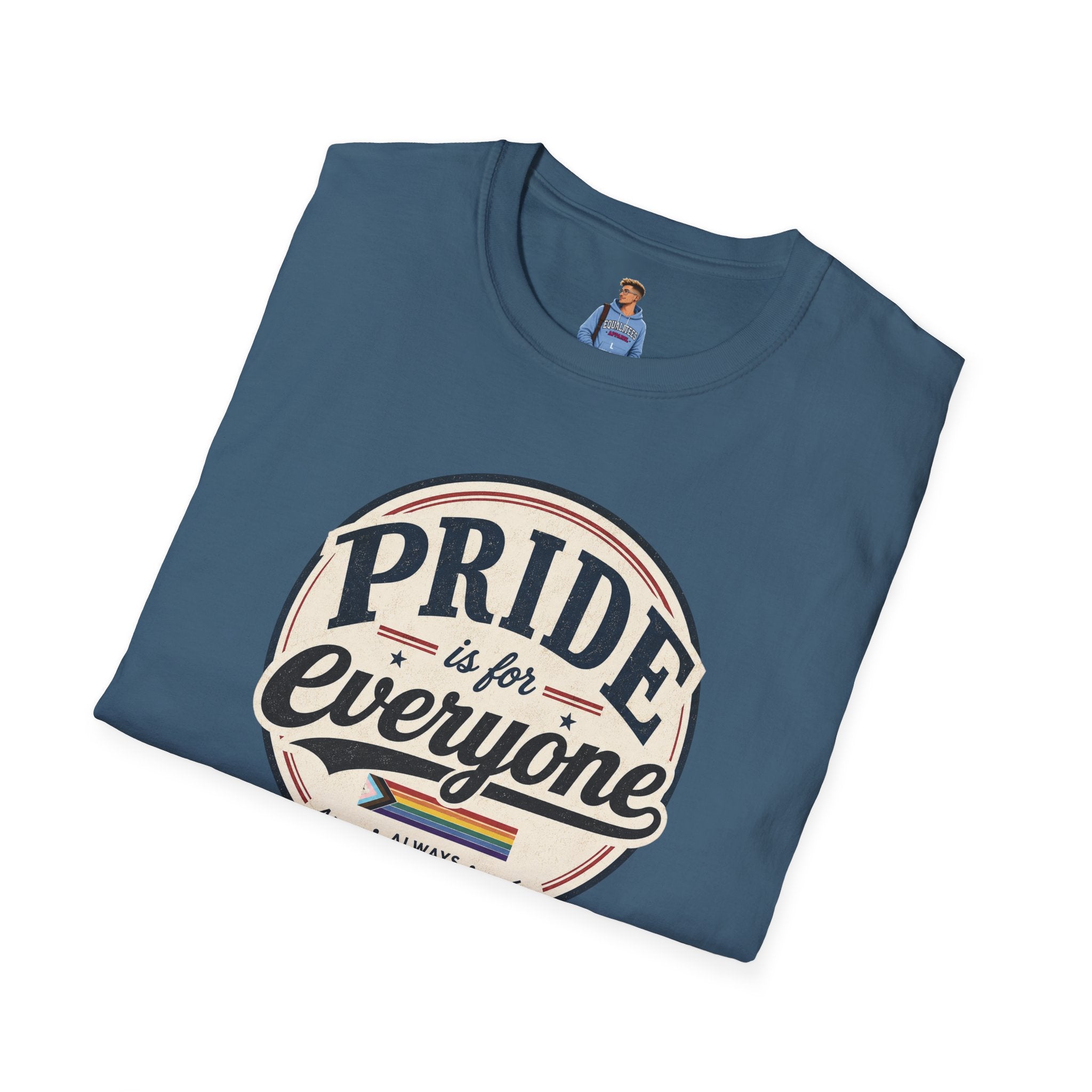 Pride Is for Everyone T-Shirt — Inclusive Retro Pride Tee
