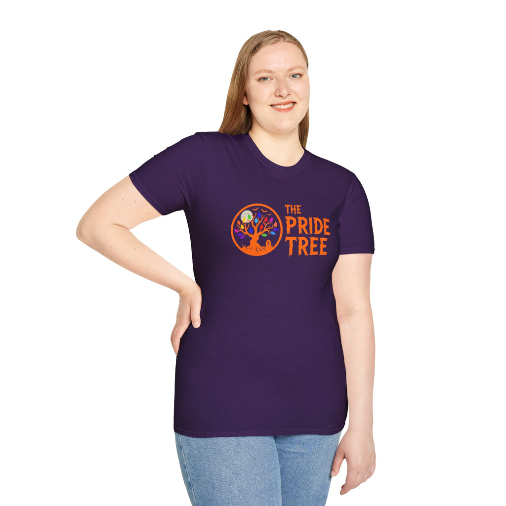 Orange Halloween Logo Pride Tree T-Shirt