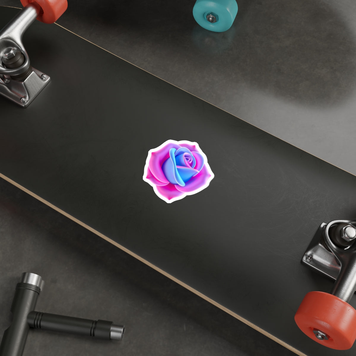 Die-Cut Stickers - Rose - Trans Colors