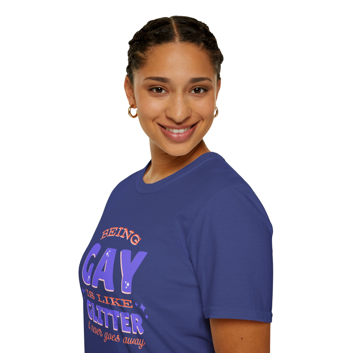 Being Gay Is Like Glitter Pride Tree Las Vegas T-Shirt