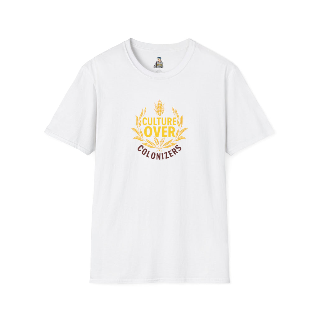 'Culture Over Colonizers' Unisex Softstyle T-shirt