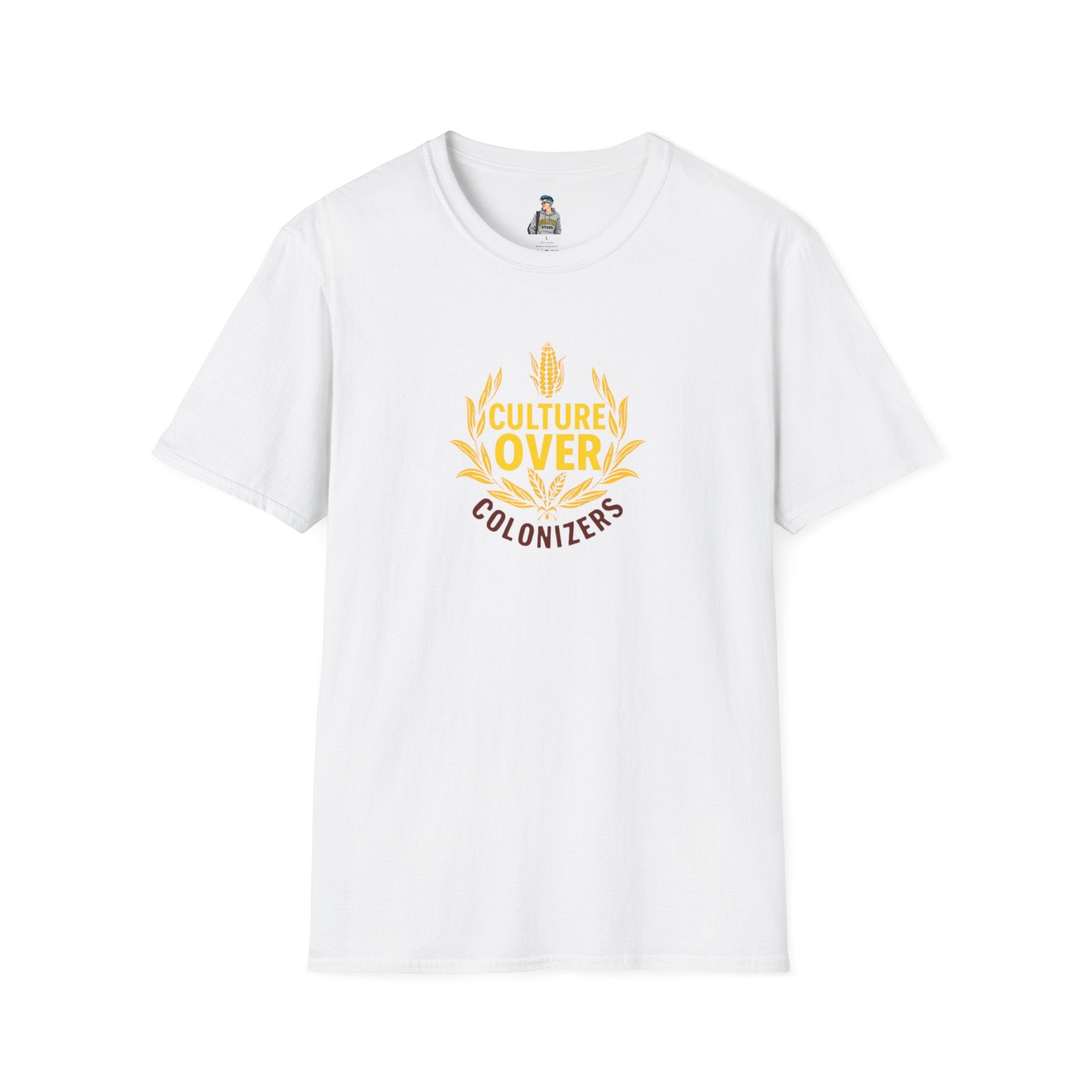 'Culture Over Colonizers' Unisex Softstyle T-shirt