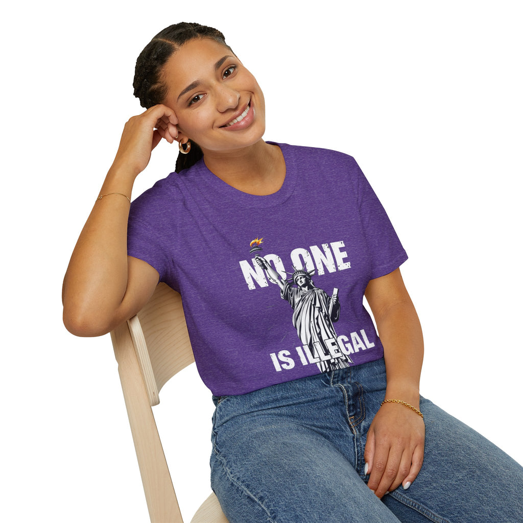 No One Is Illegal Graphic T-shirt