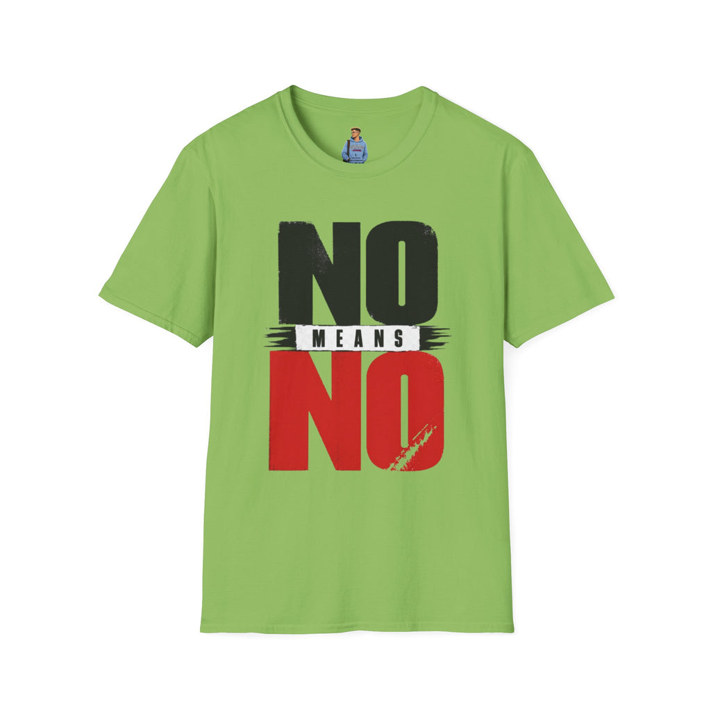 NO Means NO T-Shirt — Consent Awareness Graphic Tee