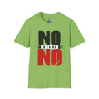NO Means NO T-Shirt — Consent Awareness Graphic Tee