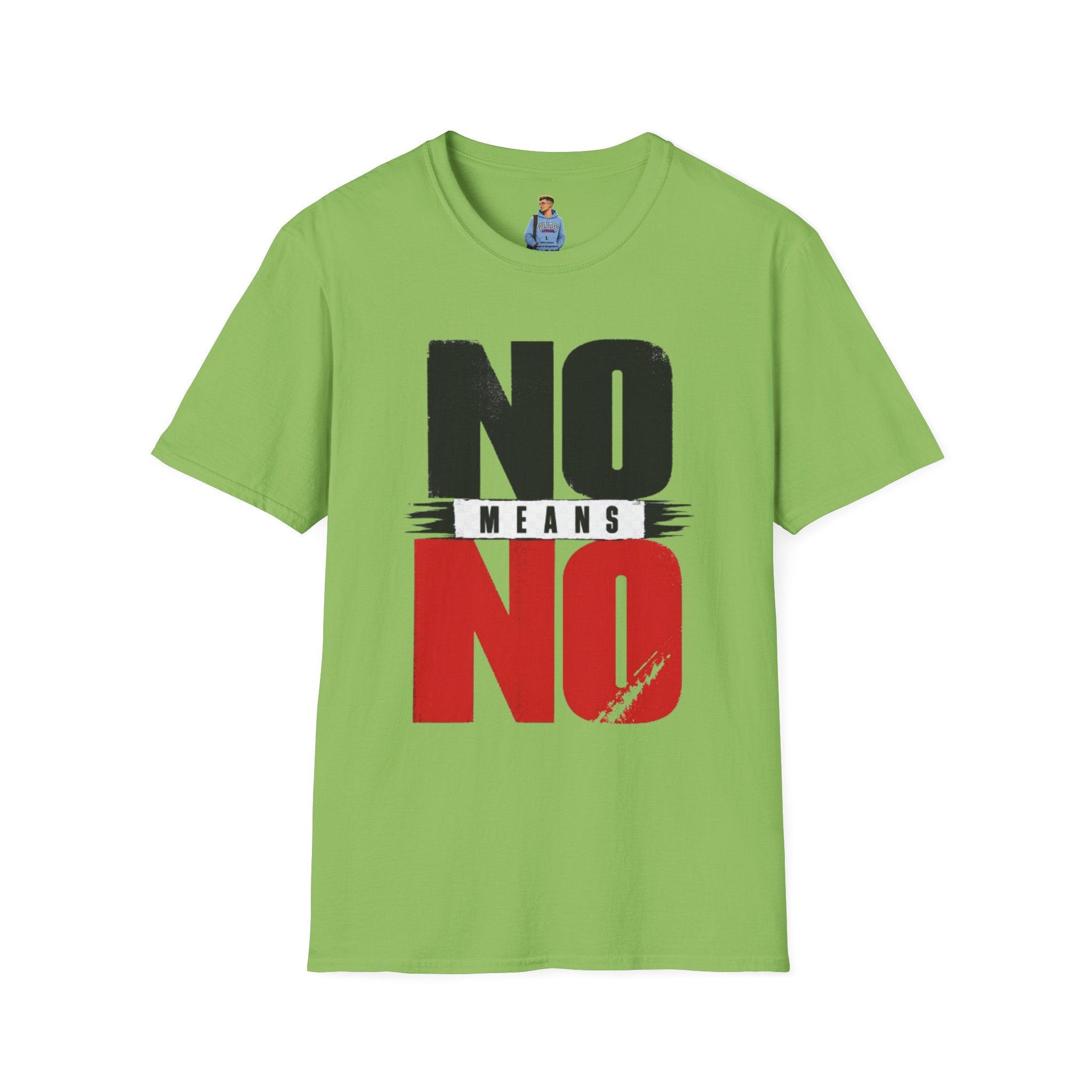 NO Means NO T-Shirt — Consent Awareness Graphic Tee