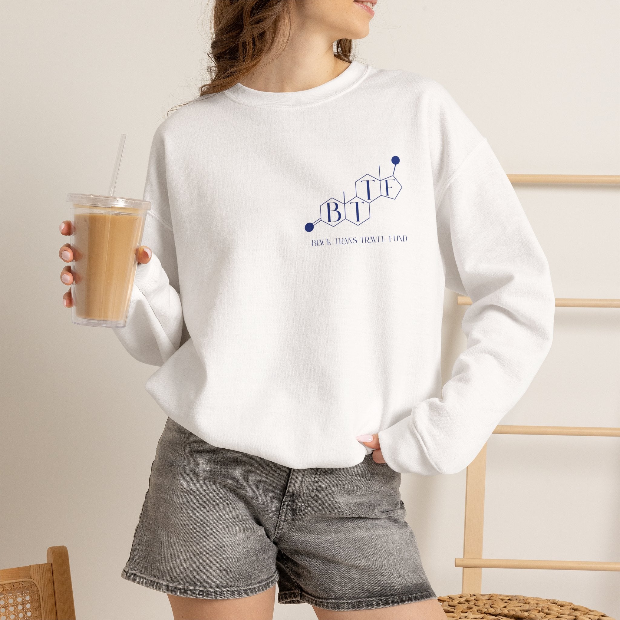 BTTF - Black Trans Travel Fund Unisex Crewneck Sweatshirt