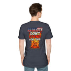 Political Statement T-Shirt — “You’re Either Anti or You’re FA.” / Back: “Patriots Don’t Stand For This Shit”
