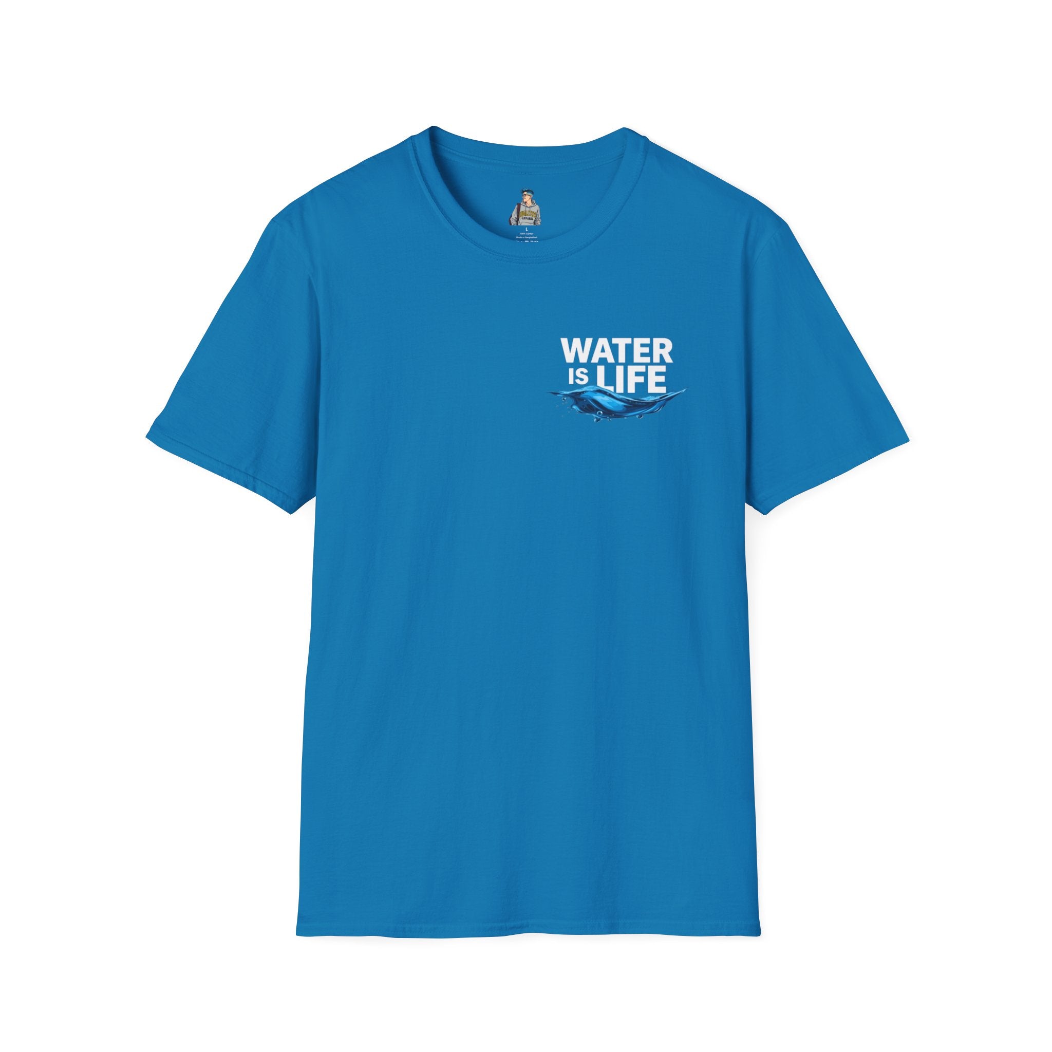 Water is Life Unisex T-Shirt | Eco-Friendly Tee for Environmentalists, Beach Lovers, Awareness Campaigns, Gifting