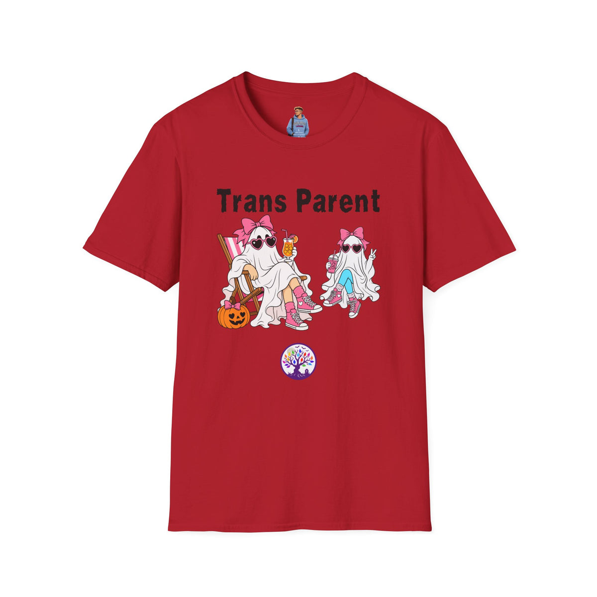 Trans Parent 1 Halloween Pride Tree Las Vegas T-Shirt