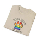 Free Bear Hugs Rainbow Paw T-Shirt