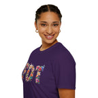 FDT Bold Floral Typography T-Shirt